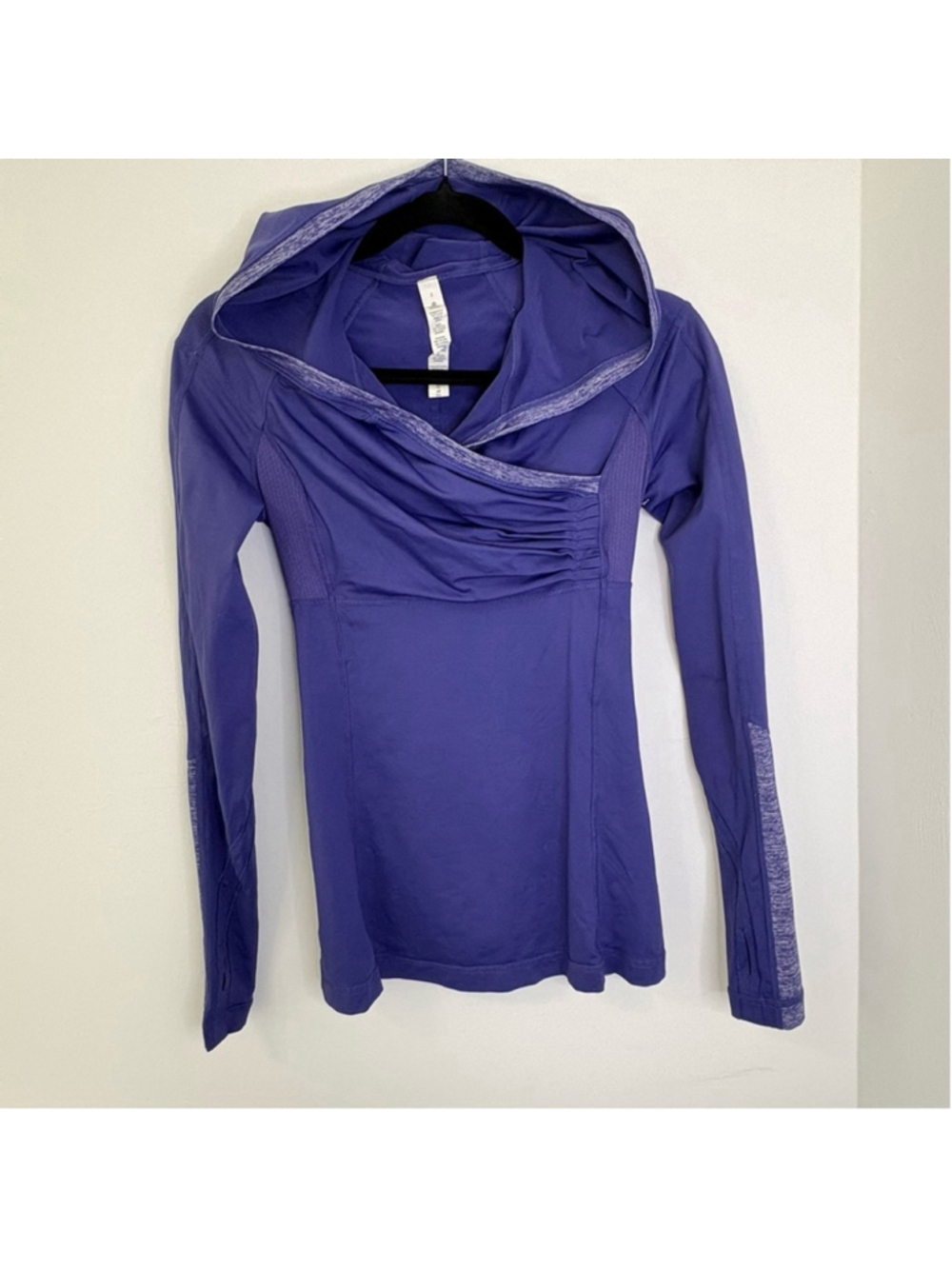 Lululemon Run For Your Life Pullover Hoodie Sz 2 Purple EUC - Picture 2 of 10